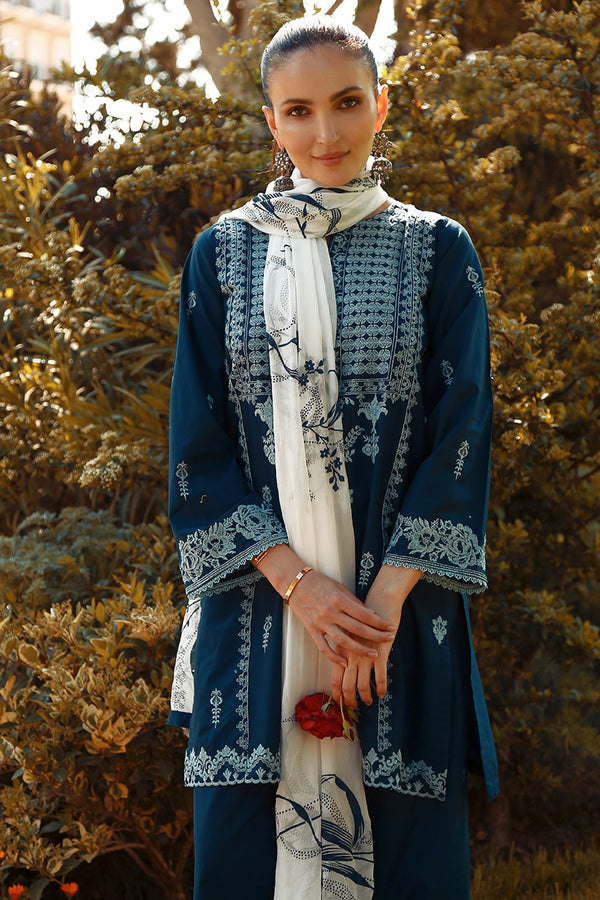 Midnight Bloom - navy blue