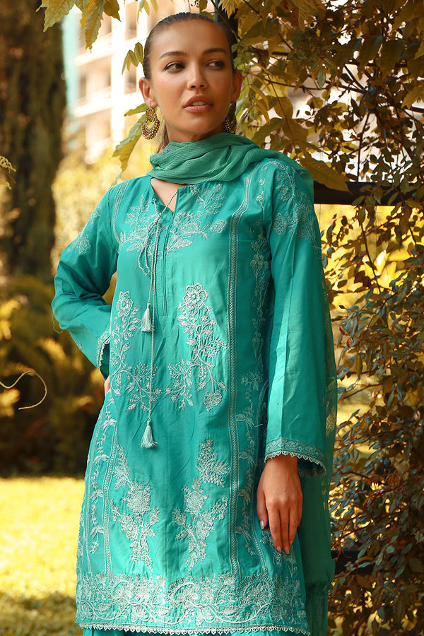 Peacock Grace - turquoise